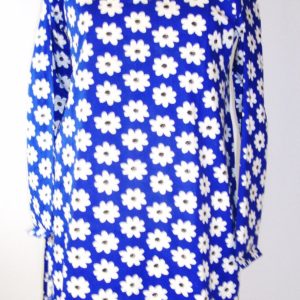 CASUAL PRINTED PLAIN KURTI TOP