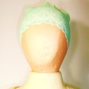 LACE UNDER SCARF